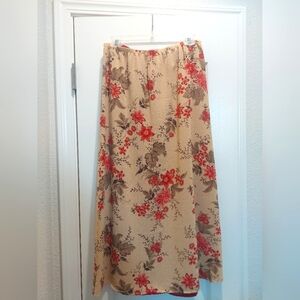 REVERSIBLE! 2-in-1 Floral Skirt sz8 Emma James by Liz Claiborne